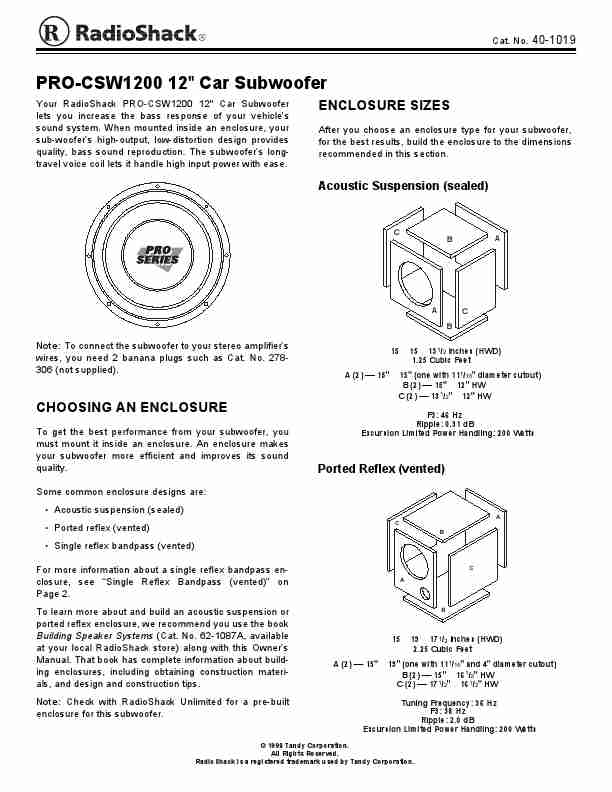 Radio Shack Car Speaker PRO-CSW1200-page_pdf